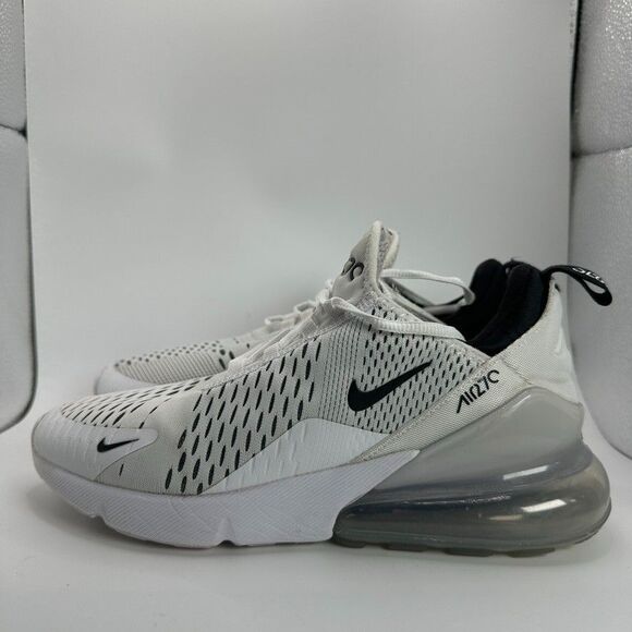 Nike Air Max 270 Shoes Women Size 8 White Black Athletic Running Gym  Cushioned - Picture 5 of 13